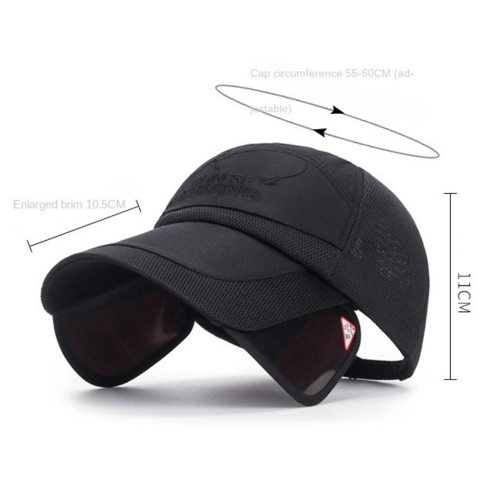 UPF50+ Sunscreen Baseball Hat Wide Brim Sun Protection Caps Sun Hat Sunscreen Hat  Outdoor