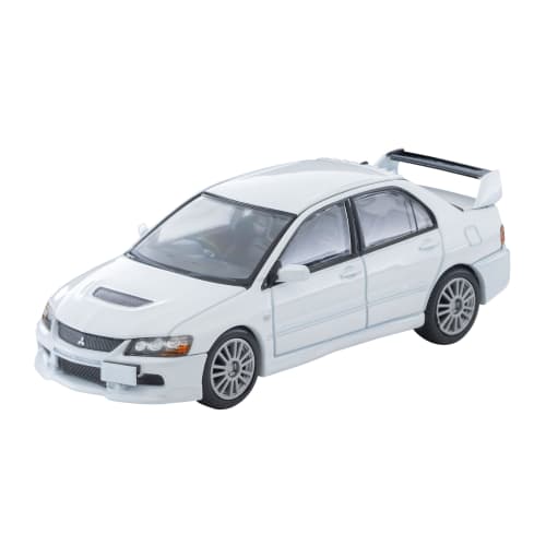 TOMYTEC Tomica Limited Vintage Neo 1/64 Scale LV-N349b Mitsubishi Lancer GSR Evolution IX MR (Pearl White) 2006 Model, Finished Model, 333401