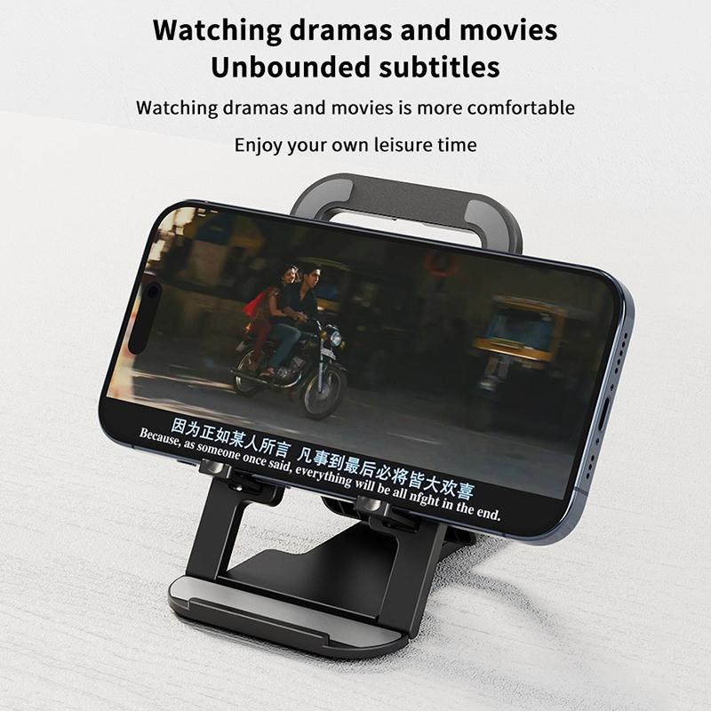 Universal Foldable Mobile Phone Holder Portable Desktop Adjustable Phone Stand For Iphone 16 15 Samsung Xiaomi Desk Lazy Bracket