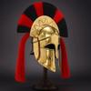 Corinthian Helmet with Stand Ancient Greek Warrior Armor for Cosplay, LARP, Decor Collectors Handmade Bronze Replica