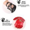 Anti-Slip Rivets Belt Wrist Gloves Punk Driving Gloves Unisex Half Finger Gloves  Disco Dancing