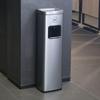 Corridor Aisle Ashtray Cigarette Butt Collector Hotel Lobby Stainless Steel Vertical Elevator Entrance Trash Can