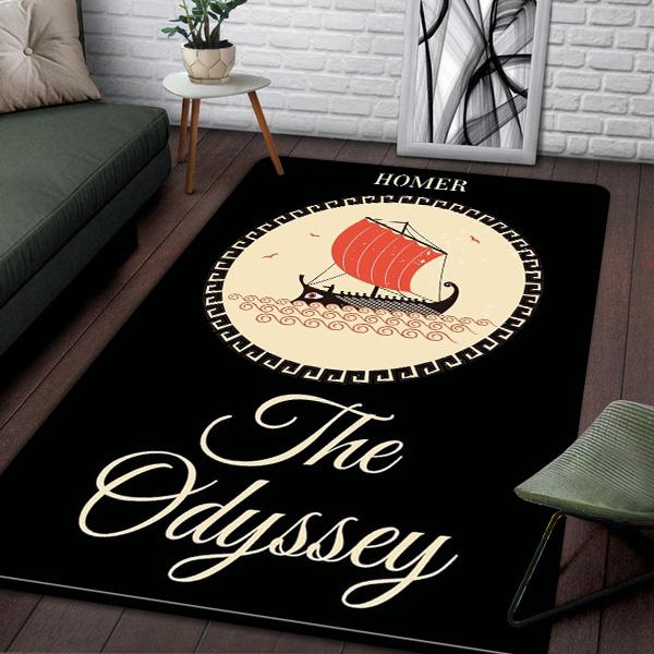 Ancient Greek Homeric Mythology THE ODYSSEY Printed Carpet Living Room Sofa Bedroom Bedside Mat Bathroom Absorbent rugs