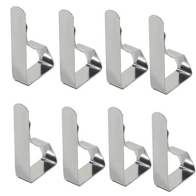 Stainless Steel , Tablecloth Clamps Non, Securing Holder Wedding Camping Promenade Table Cloth Cover Fix Clips