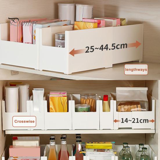 Retractable Cabinet Organizer Cooking Utensils Holder Adjustable Design Flatware Holder Cooking Tool Organizer Kitchen Accessories