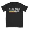Stars Treks Vintage Logo T Shirt Men Vintage Pure Cotton T Shirts Summer O-Neck Popular Tee Shirt Oversized Tops