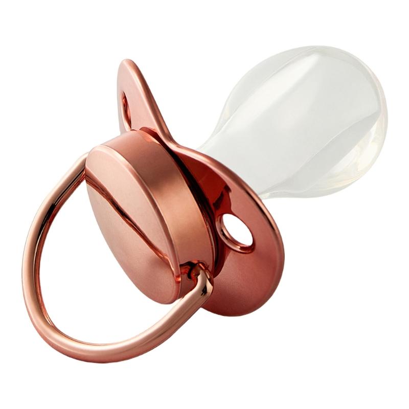 

Снятие стресса Взрослая соска Мужская Женская Пустышка Силиконовая соска Эргономичная Уменьшает храп для снижения тревожности розового золота