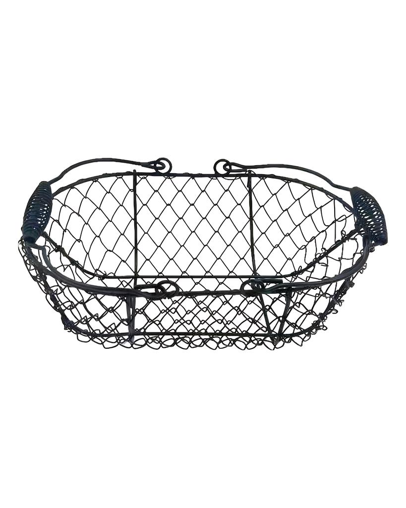 Fruit Basket Vegetable Storage Iron Table Centerpiece Home Decor Holder Stand Bread