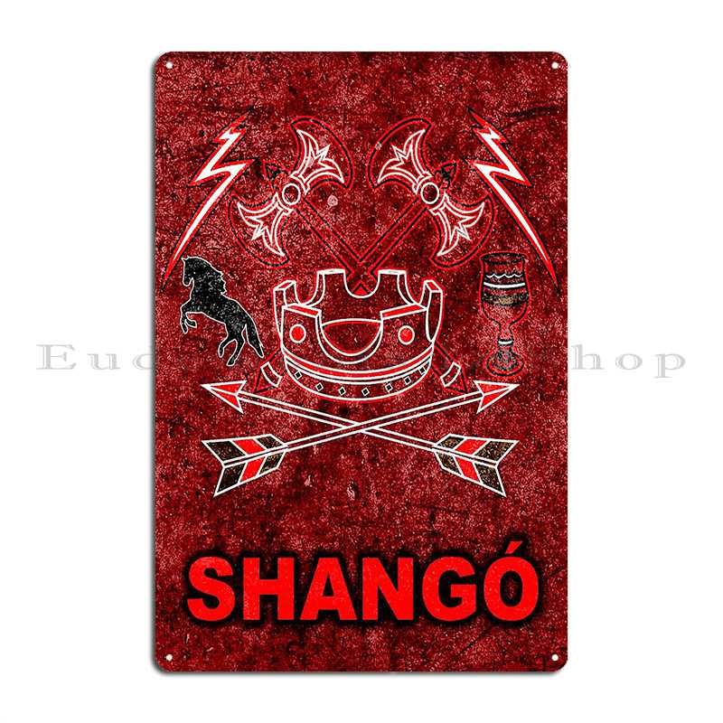 Shango Metal Plaque Poster Pub Plates Garage Printing Personalized Party Plates Tin Sign Poster 20x30cm