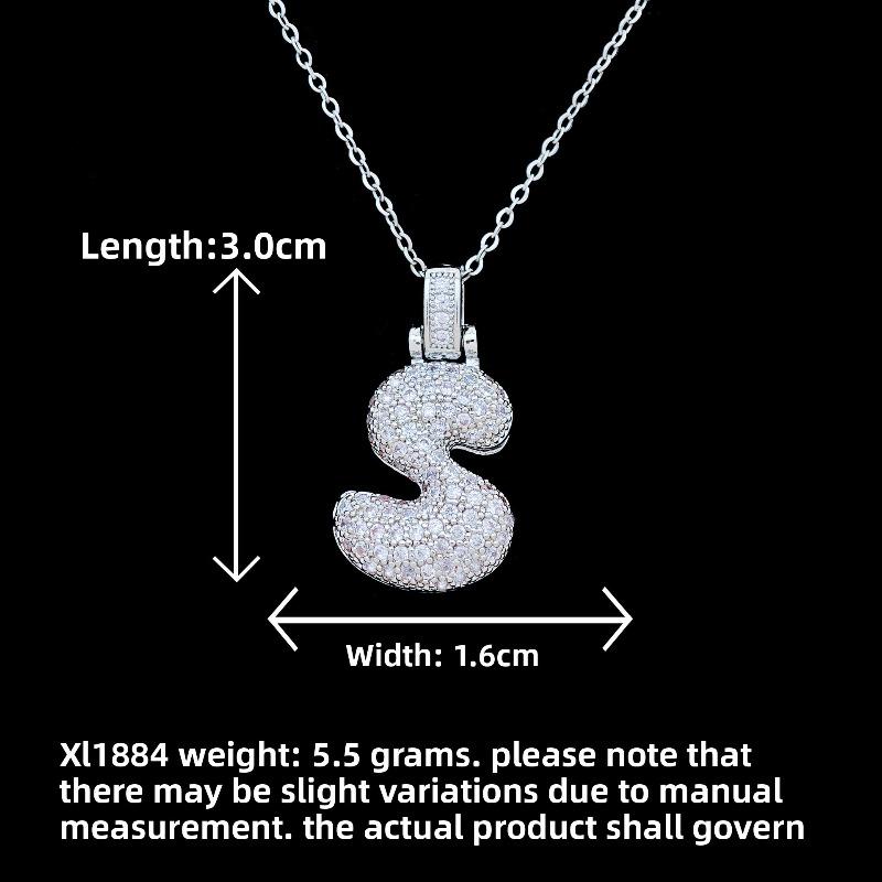 New Style Necklace Featuring Trendy Letter Design In Bold Font, with A Luxurious and Exclusive Look, Suitable for Sophisticated Accessories.