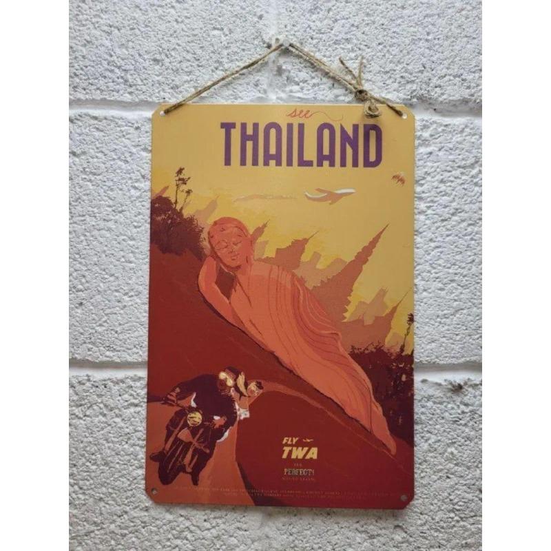 Venice Tourism Metal Poster, Vintage Travel Wall Art