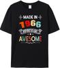 Made in 1960196119621963196419651966196719681969 T Shirt Father Day Birthday Gift Retro TShirts Unisex Vintage Tee