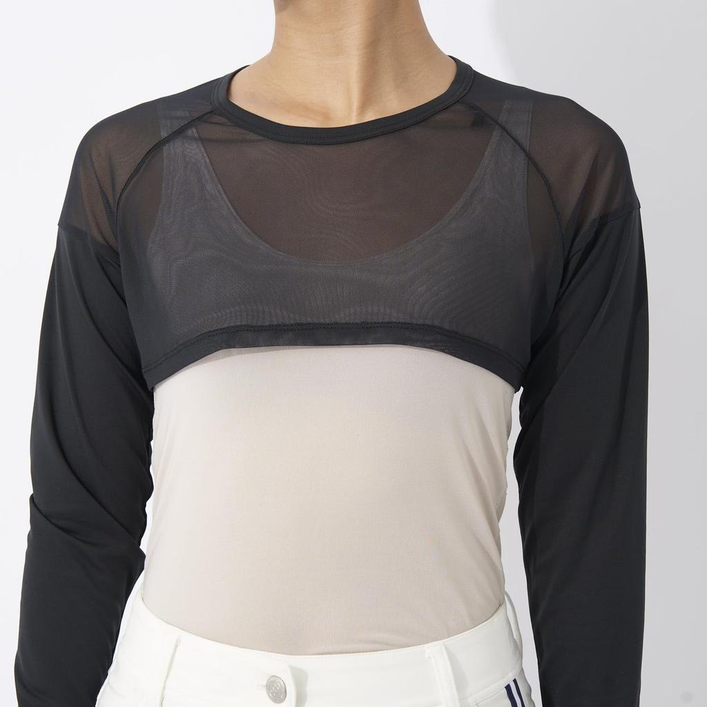 Marie Claire Short Crew Neck Size Medium Women's Undershirt, 7149855, Black,