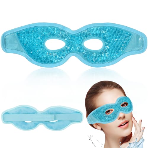 

Cooling Gel Eye Mask, Hot and Cold Eye Mask, Relieves Eye Fatigue, Cool Eye Mask, Refrigerator Cooling, Relaxes Eyes, Reusable