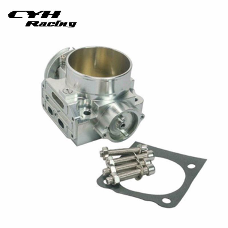 70MM Intake Manifold Aluminum Throttle Body For Mitsubishi Lancer Evo 1 2 3 4G63T 92-95