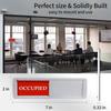 Waterproof Reminder Signs Self Adhesive Door Slider Signs Durable Office Door Sign  Office Room