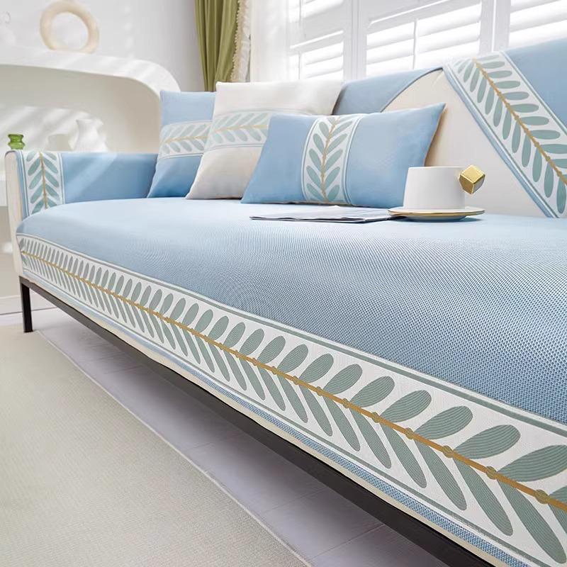 Ice Silk Sofa Cushion Summer Non-Slip Simple Modern Mat Cushion Summer  New All-Inclusive Sofa Cover