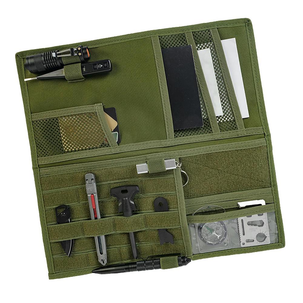 

Органайзер для солнцезащитного козырька автомобиля, чехол для хранения козырька грузовика, прочный многофункциональный большой износостойкий нейлоновый органайзер для автомобильного козырька зелёный