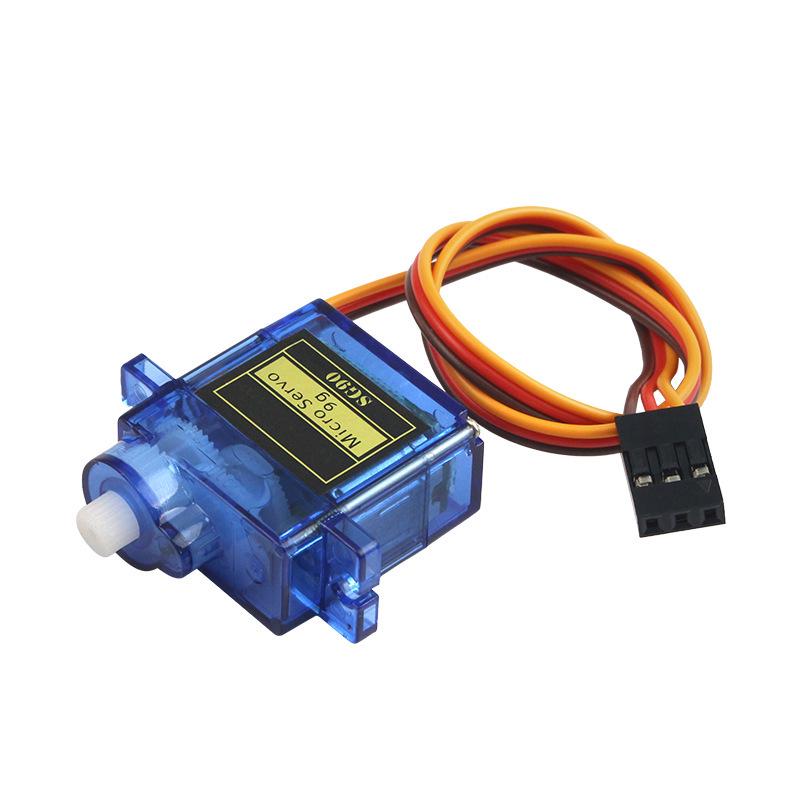 MG90S/SG90 9g Servo Motor for 450 Helicopters & Small Cars, 180°/360° Rotation