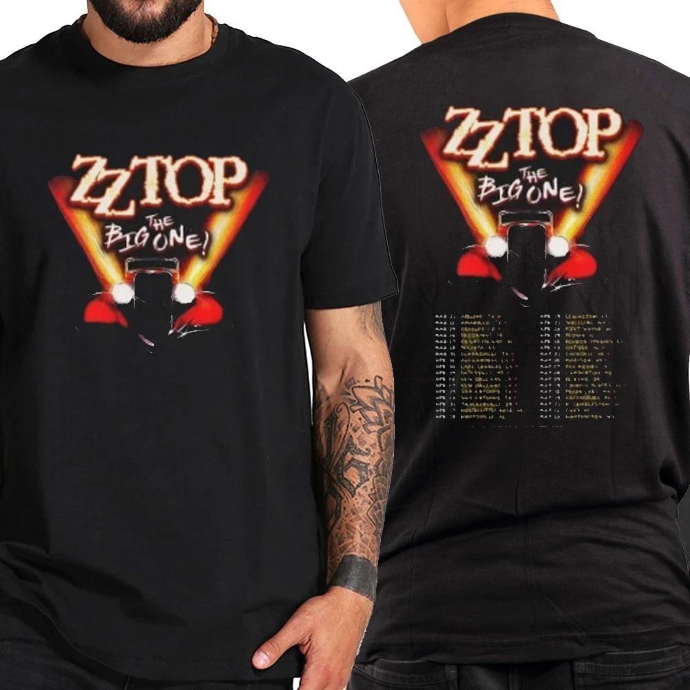 Retro ZZ Top The Big One T-shirt 2026, Vintage ZZ Top Rock Band Tee for Fans 2XL