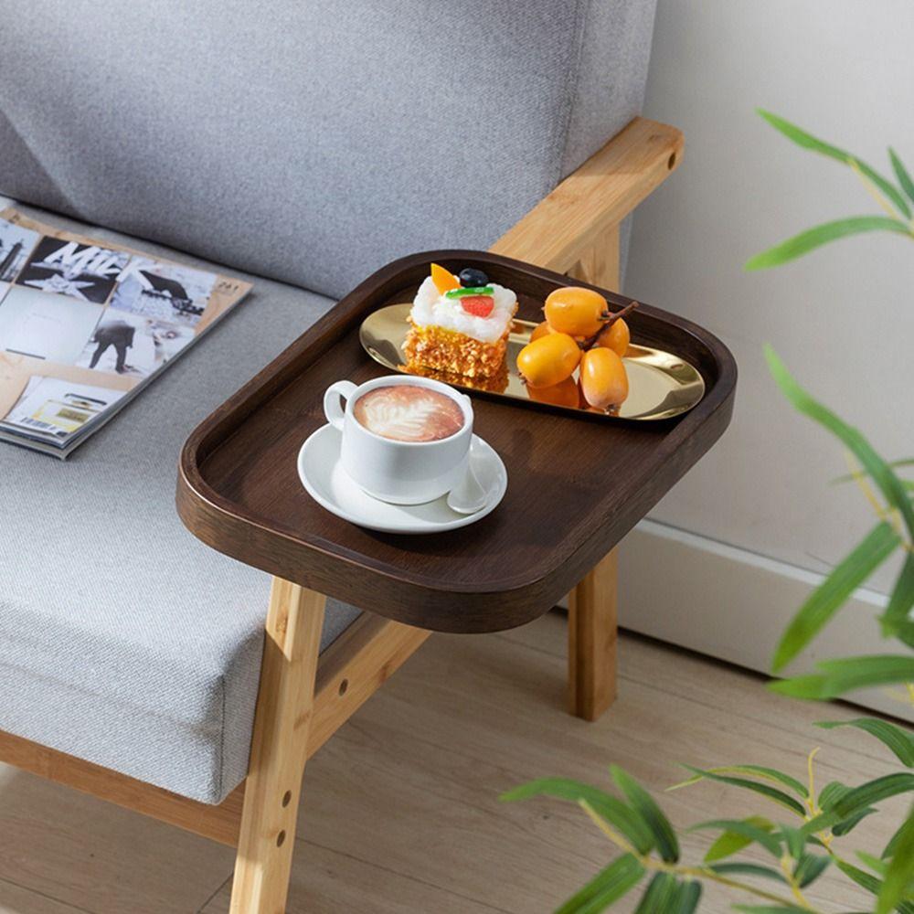 Clamp on Bathtub Side Tray Non-slip Small Side Table  College Dorm Room