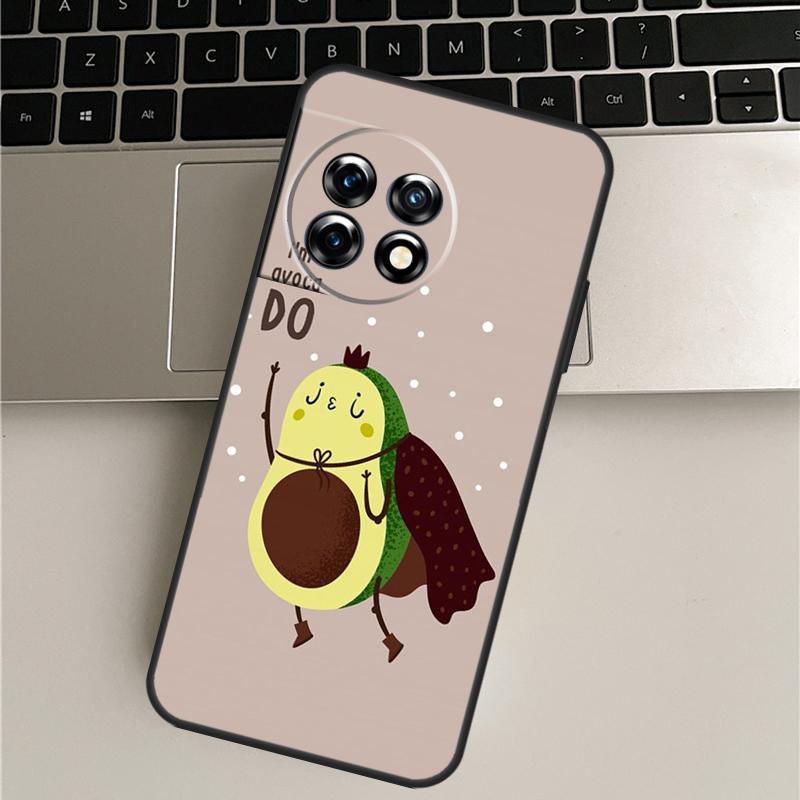 Cute Avocado Fruits Case For OnePlus Nord 5 CE 3 4 Lite N20 N30 OnePlus 15 13 12 11 10 Pro 10T 13R 13T 15R Cover