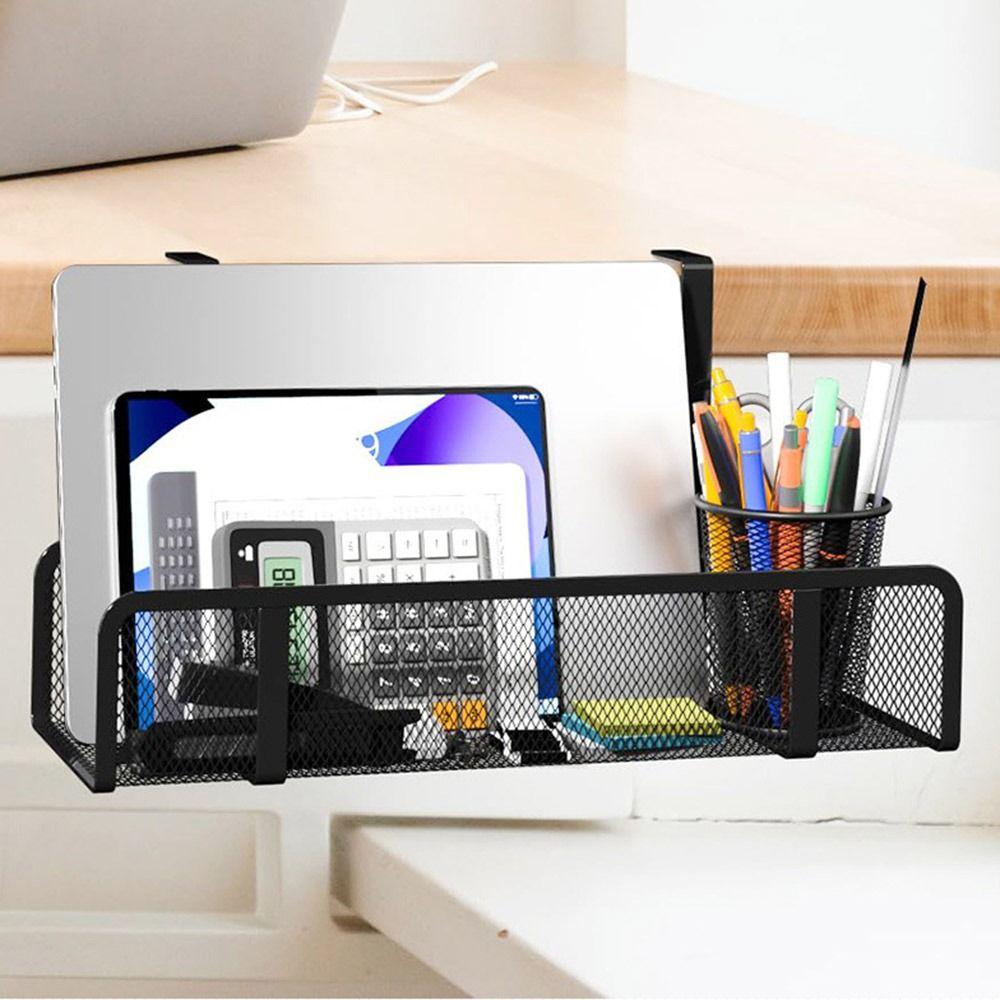Easy Install Desk Cable Organizer Black White Under Table Cord Organizer  Computer Desk