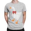 untitled goose game white Graphic 100 Cotton TShirt Untitled Goose Game Tops Tees For Unisex