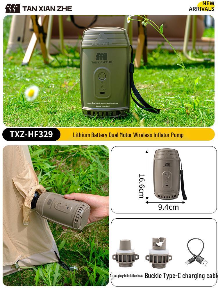 Explorer Water Cube Automatic Inflatable Tent - Rainproof Outdoor Camping Gear for Car Tail Integration