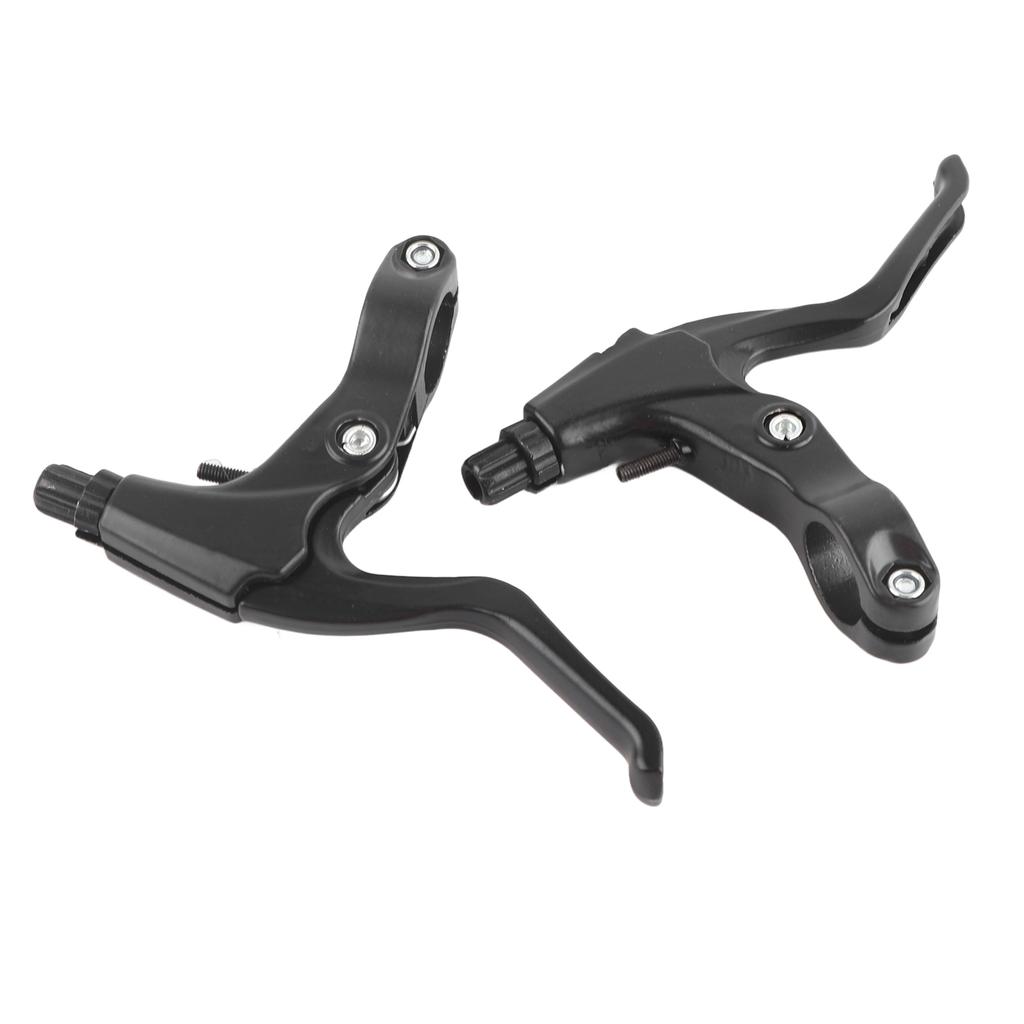 A Pair of Lightweight All Aluminum Alloy Wear Resistant Black Bicycle Brake Lever Handle Bike Cycling Equipment