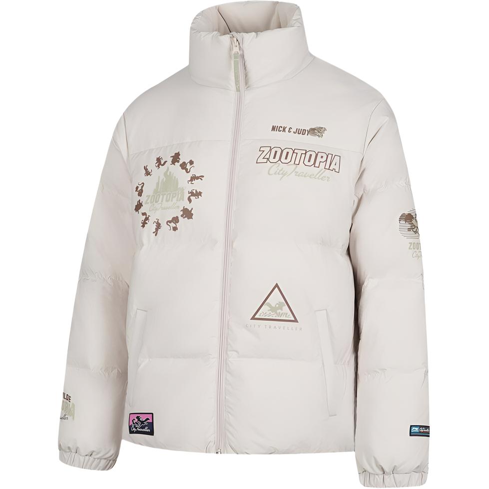 Li Ning x DISHINIFENGKUANGDONGWUCHENG,LIANMINGKUAN Sports Trendy Collection Down Jacket Men s AYMV589-1 3XL