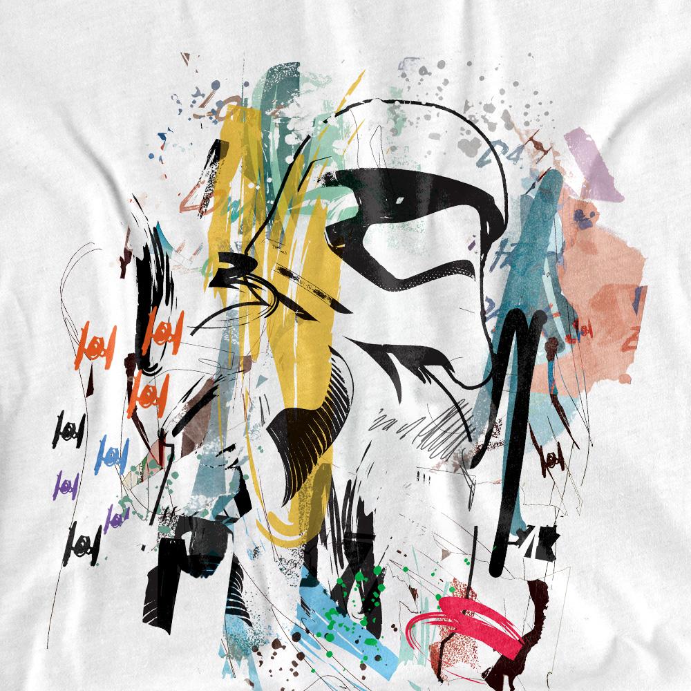 STAR WARS Dame/Damer Stormtrooper Abstrakt T-skjorte