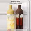 High Borosilicate Glass Cold Brew Coffee and Tea Maker with High-Density Filter, Portable and Sealed Design.