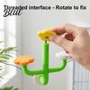 Multi-tiered Bird Perch Cactus Parrot Perch Multi-Tier Textured Non-slip Standing Platform Budgie Activity Center Toy Cage Accessory for Parakeets