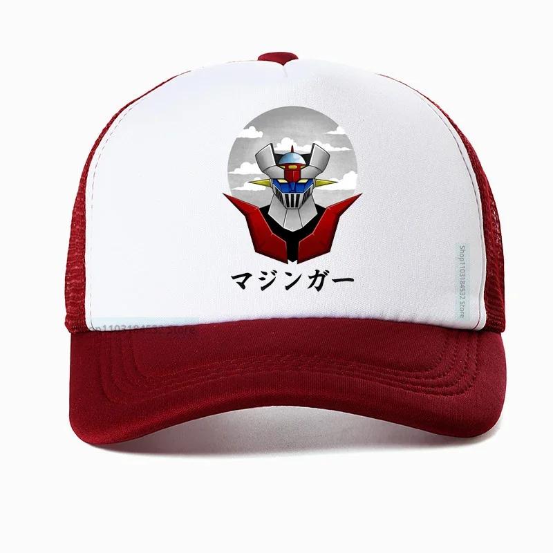Unisex summer Dad hat Anime Mazinger Z baseball cap Für Männer Design Kurzarm Mode Benutzerdefinierte Plus Cartoon Camiseta hats