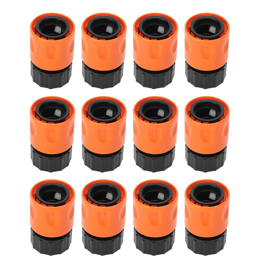 12 Stück Schlauch Schnellkupplungsverbinder Fitting G3/4 Innengewinde Gartenbewässerungszubehör