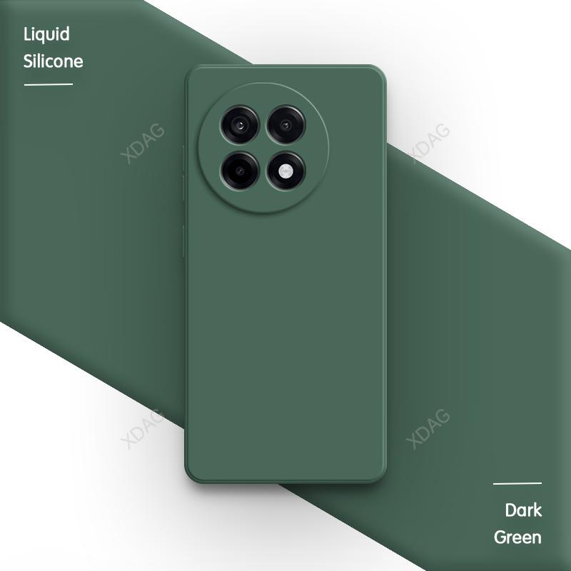 High Qualtiy Phone Case for OnePlus Ace 5 Ace5 Pro Ultra Racing 5Pro 5G Liquid Silicone Square Internal Flocking Soft Back Cover