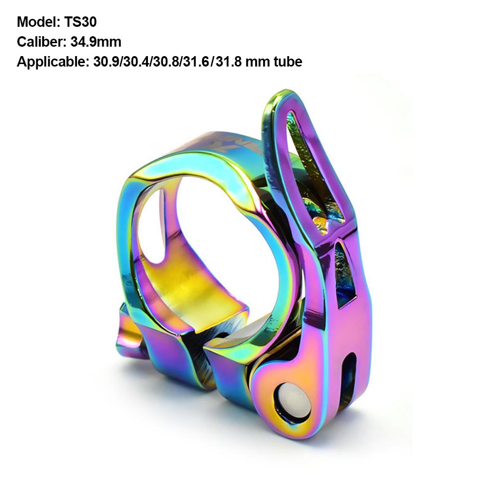 

31,8 34,9 мм сверхлегкий алюминиевый сплав MTB шоссейный велосипед быстросъемный зажим подседельного штыря для горного велосипеда детали для велоспорта TS30-34.9mm Colorful