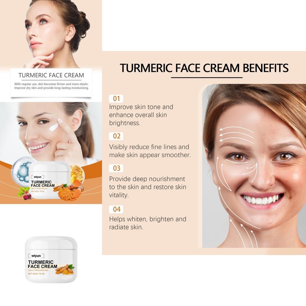 Wiyun Turmeric Anti-wrinkle Brightening Cream For Hydrating Radiant Skin Repair