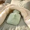 Plush Cover Hot Water Bottle with Cover, 500/1000/2000ML Leak-proof Bag, Explosion Proof Bag Cold Compress Pouch for Shoulder, Back, Hand, Legs,