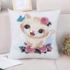Cute Dog Panda Throw Pillow Covers Decorative Sofa Cushions Children's Cushion Cover Pillowcase for Living Room Couch Pillows