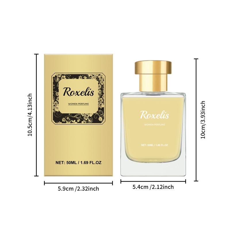Roxelis 50Ml Citrus Freshing Perfume Lasting Fragrance For Journey Dating Charming Release Body Mist Romantic Citrus Perfume