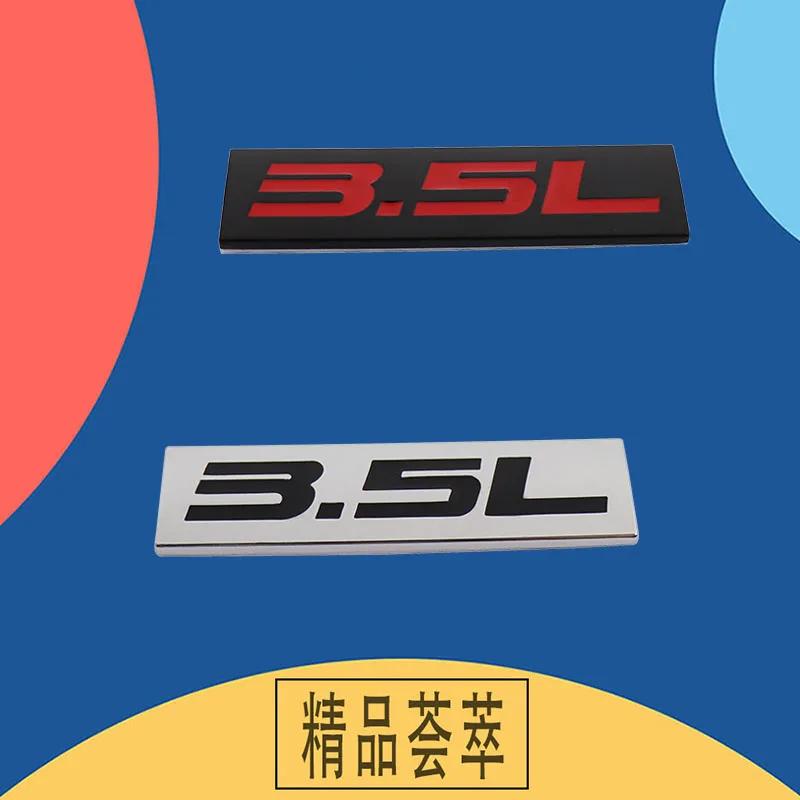 AAWG1 Premium compatible compatible for Universal 3.5L 3.5 L car Engine Hood Fender trunk Tail Rear Bonnet Nameplate Decal Emblem Badge Sticker
