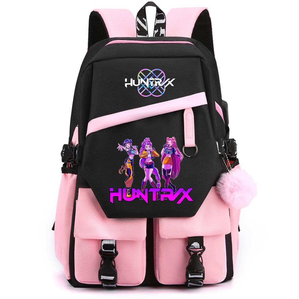 Anime K-Pop Demon Hunters Printed Large Capacity Backpack for Teenger Student Girl Boy Schoolbag Bookbag Women Waterproof Travel Bag Gift