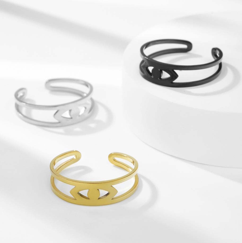 Ornate Gold & Silver Open Ended Metal Fashion Toe Rings