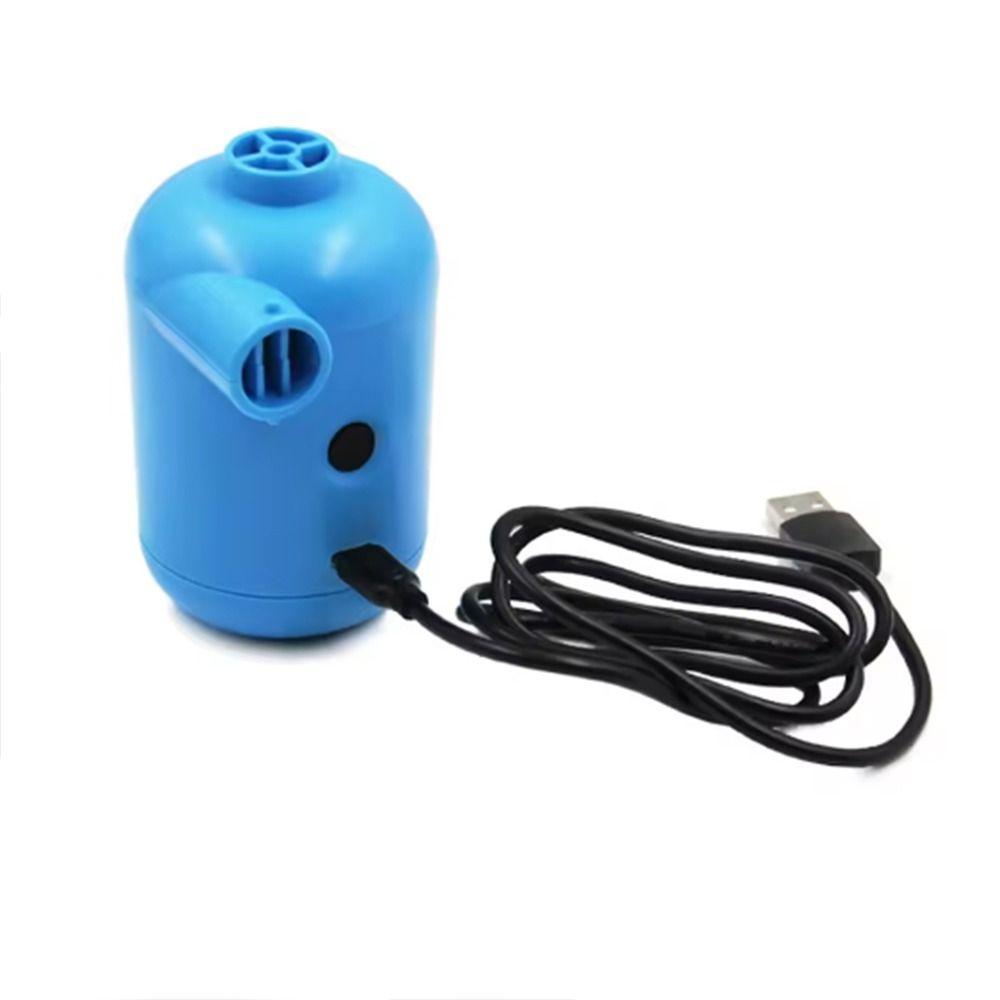 DC 5V Air Inflatable Pump with 4 Connectors Mini Air Pump Electric Air Pump Swimming Ring
