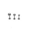 Stainless Steel Ball Cartilage Stud Earrings - 3/4/5mm Sizes