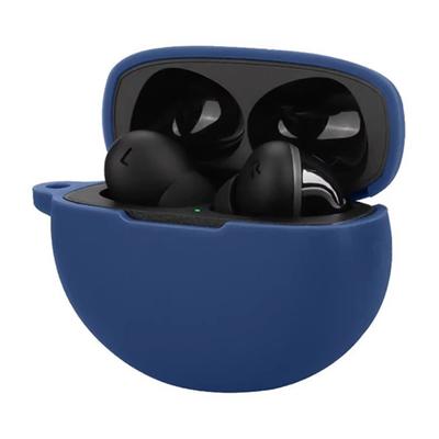 For Oppo Enco X3 Charging Case Cover Bluetooth-compatible Earbuds Soft Silicone Cover with Anti Lost Buckle