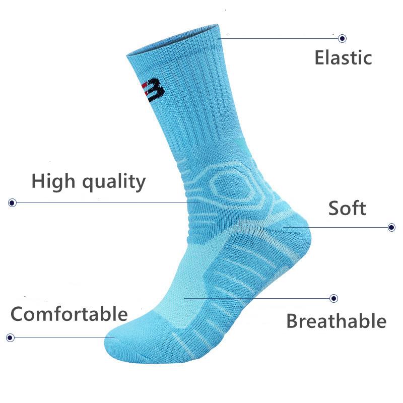 Men Sport Professional Cycling Basketball Sock Outdoor Sport Socks Basketball Football Soccer Running Trekking Socks Men Women