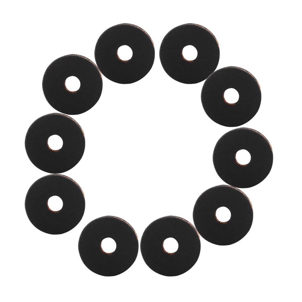 10 Pcs Drum Cymbal Felt Pad Replacement Cymbal Felt Washers Non Slip Felt Pads Round Soft Cymbal Stand Felt Washer